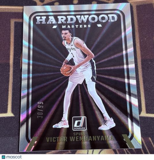 Victor Wembanyama 2024-25 Donruss #1 Hardwood Masters Holo Laser 30/99