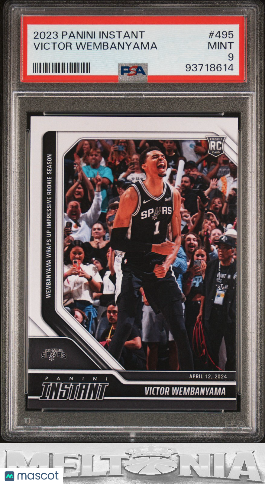 Victor Wembanyama 2023-24 Panini Instant NBA #495 PSA 9 RC