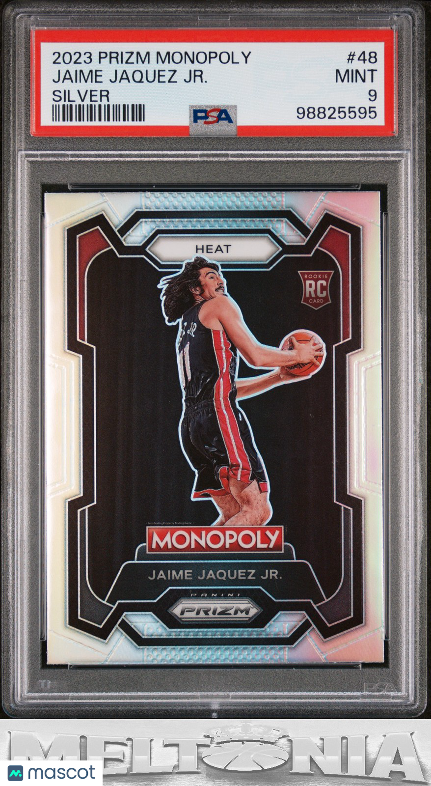 Jaime Jaquez Jr. 2023-24 Panini Prizm Monopoly #48 Silver PSA 9 RC