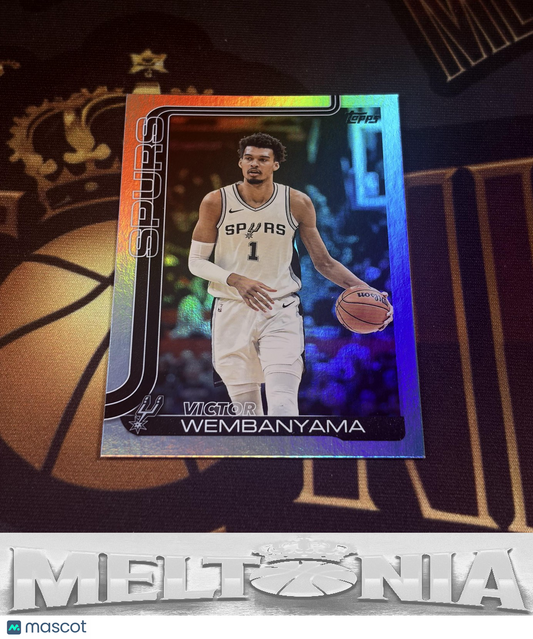 2025-26 Topps Victor Wembanyama #195 Rainbow Foilboard