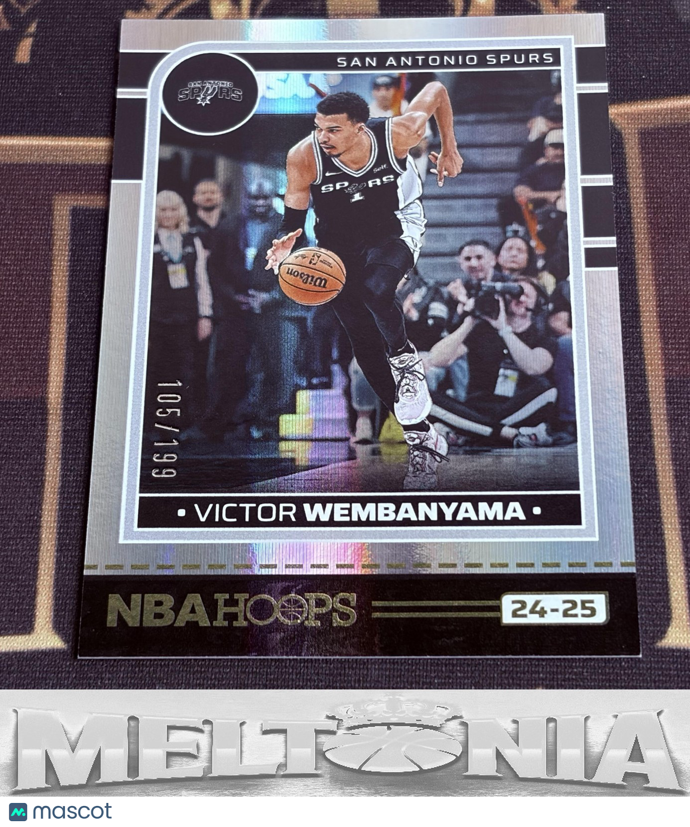 Victor Wembanyama 2024-25 Hoops #165 Premium Box Set 105/199