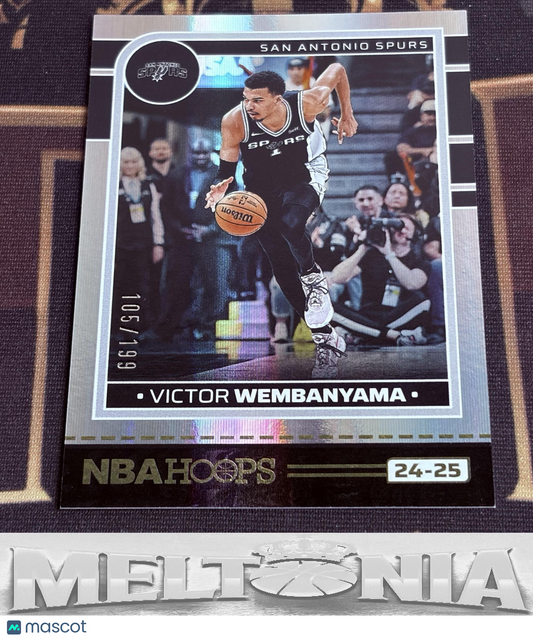 Victor Wembanyama 2024-25 Hoops #165 Premium Box Set 105/199