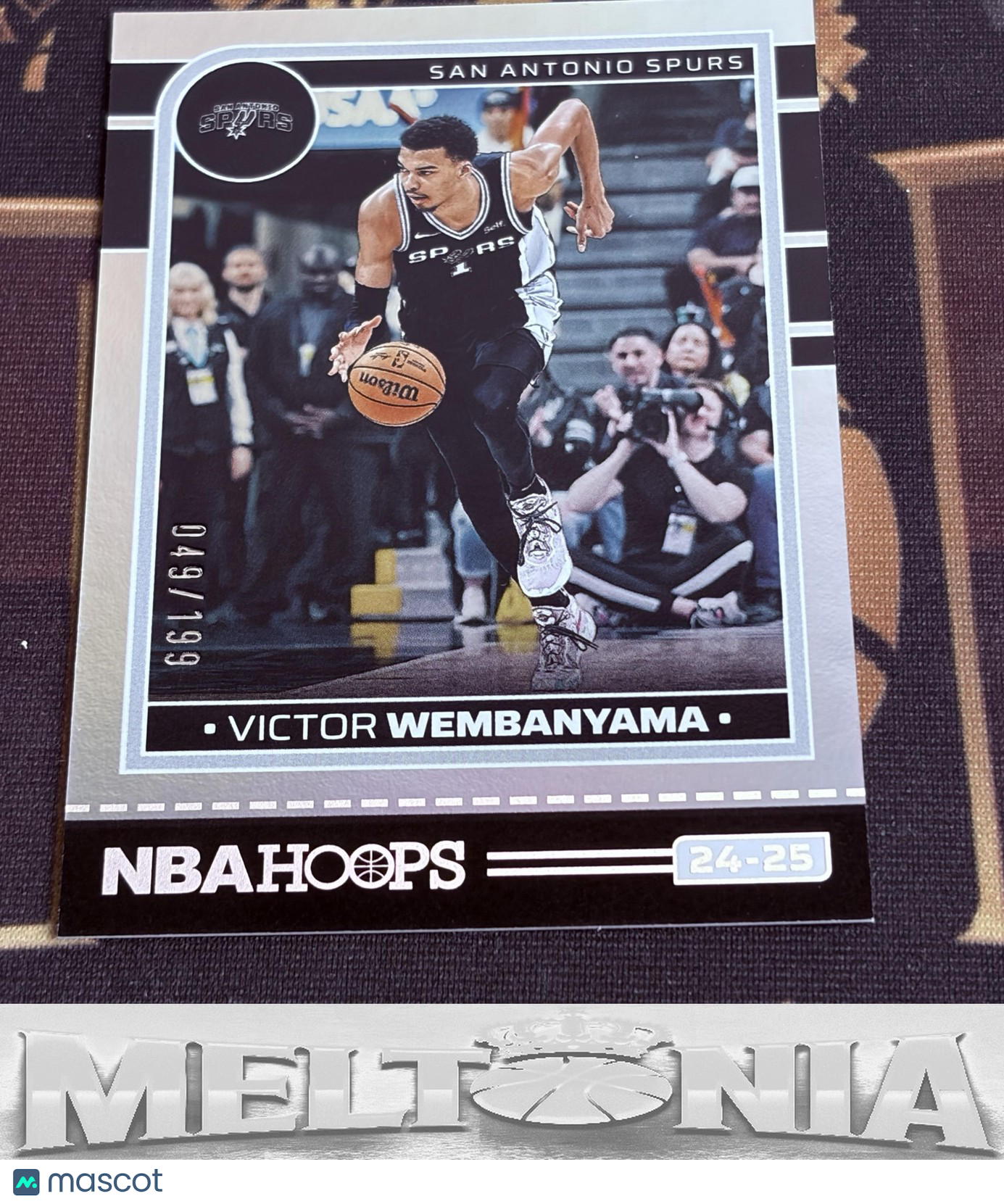 Victor Wembanyama 2024-25 Hoops #165 Silver 049/199