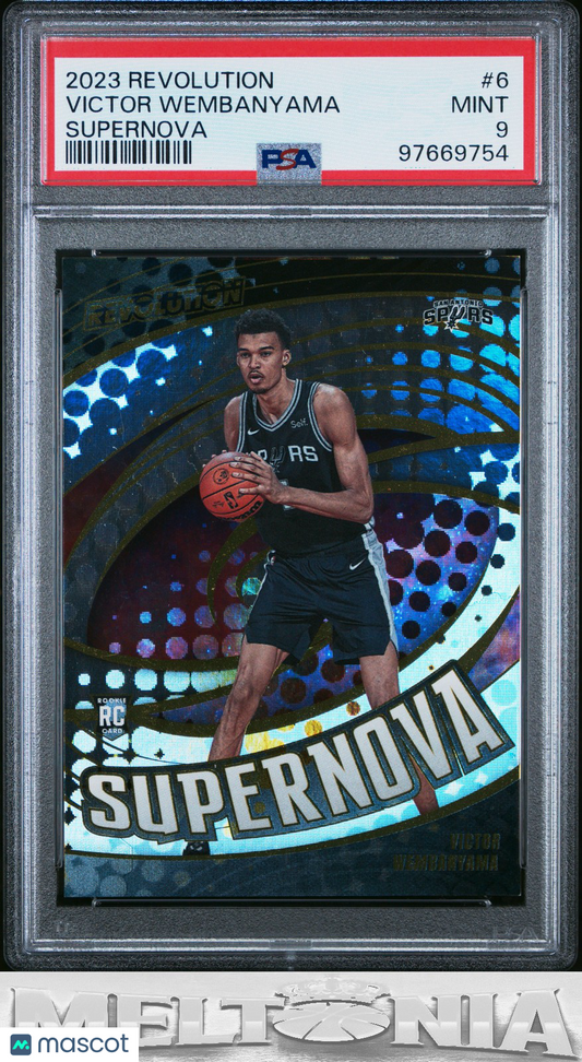 Victor Wembanyama 2023-24 Panini Revolution #6 Supernova PSA 9 RC