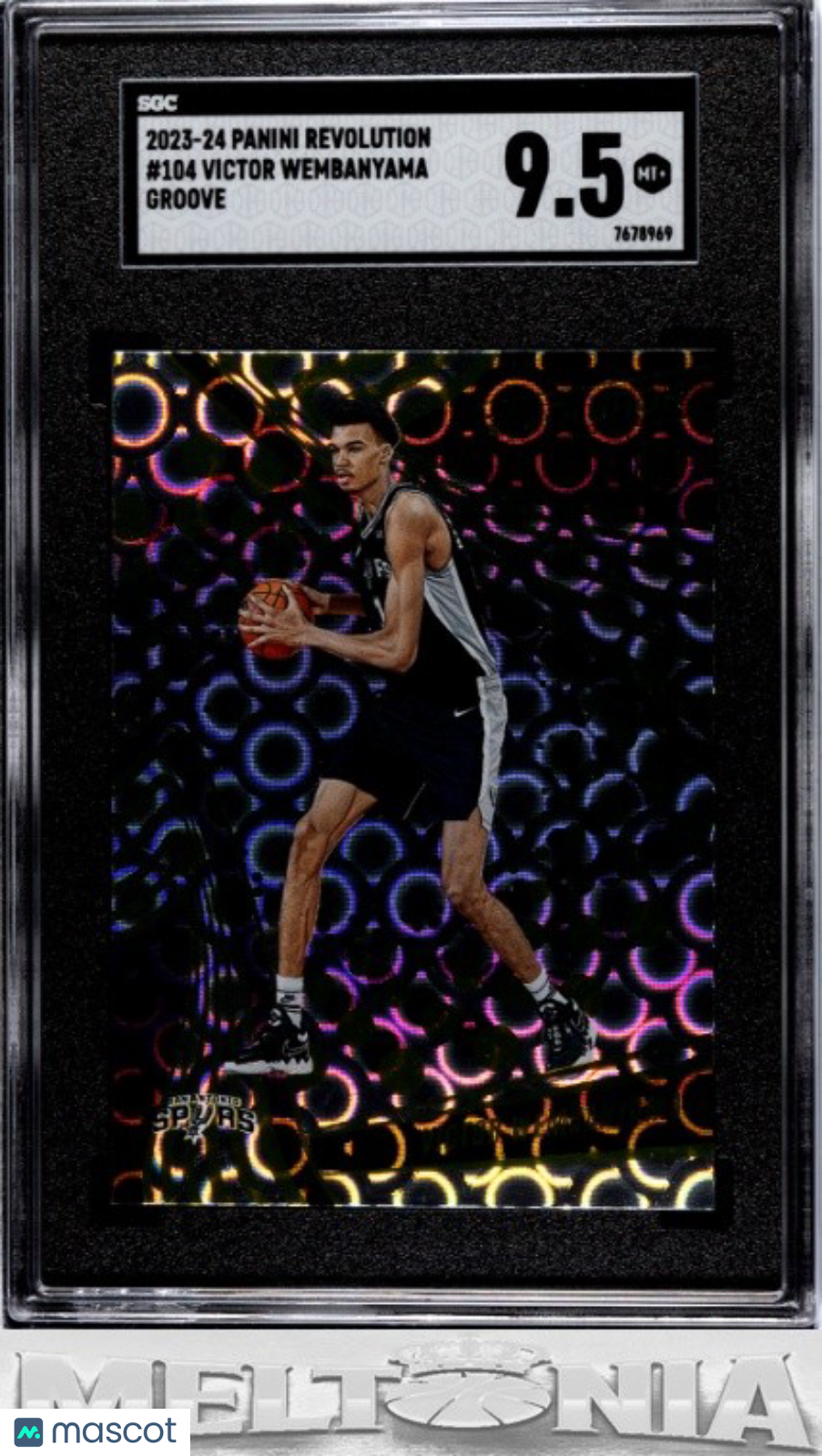 Victor Wembanyama 2023-24 Panini Revolution #104 Groove SGC 9.5 RC