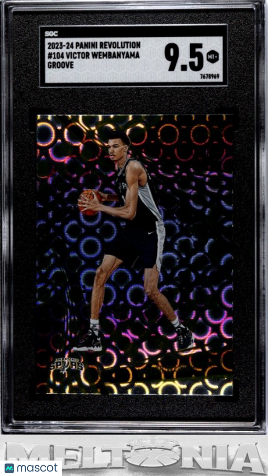 Victor Wembanyama 2023-24 Panini Revolution #104 Groove SGC 9.5 RC