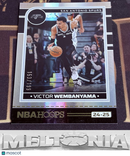 Victor Wembanyama 2024-25 Hoops Premium Box Set 153/199 card