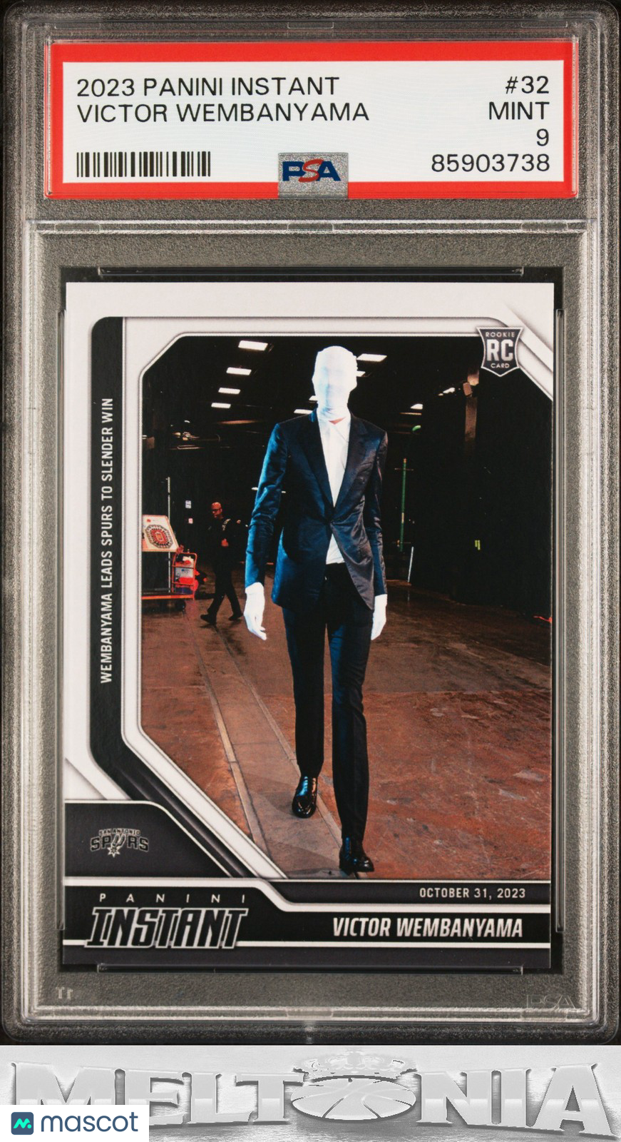 Victor Wembanyama 2023-24 Panini Instant NBA #32 PSA 9 RC