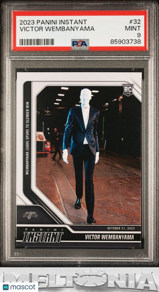 Victor Wembanyama 2023-24 Panini Instant NBA #32 PSA 9 RC