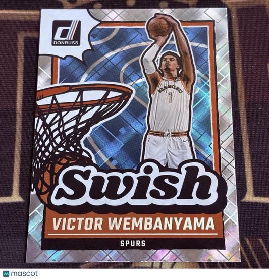 Victor Wembanyama 2024-25 Donruss #15 Swish Diamond