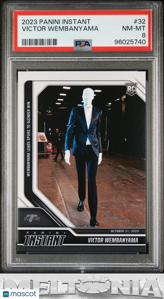 Victor Wembanyama 2023-24 Panini Instant NBA #32 PSA 8 RC