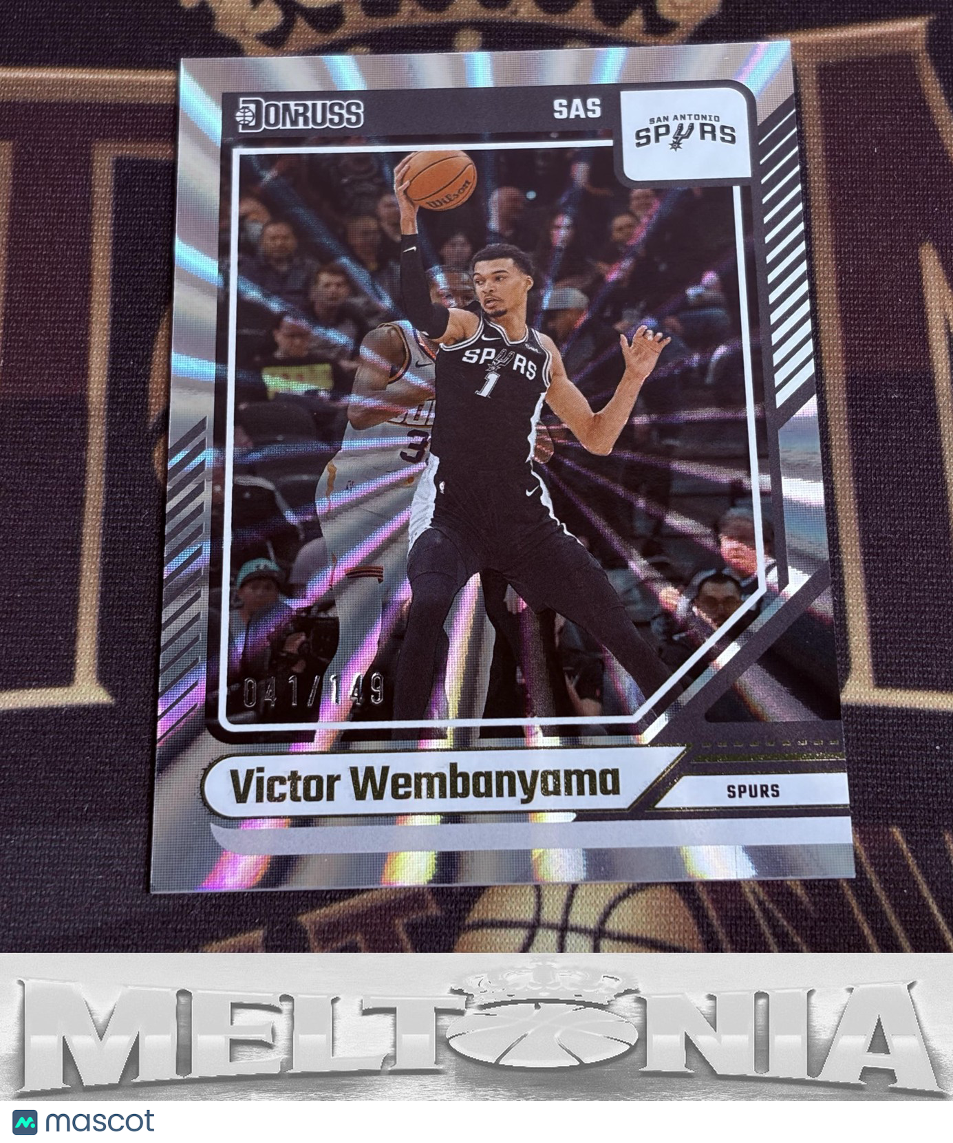 Victor Wembanyama 2024-25 Donruss #6 Holo Laser 041/149