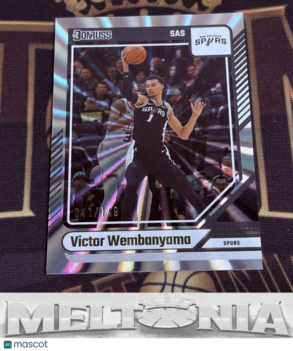Victor Wembanyama 2024-25 Donruss Holo Laser 041/149 card