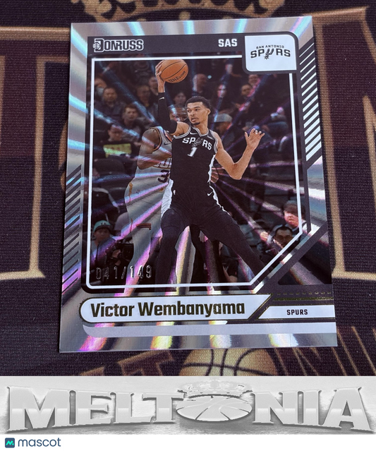 Victor Wembanyama 2024-25 Donruss #6 Holo Laser 041/149