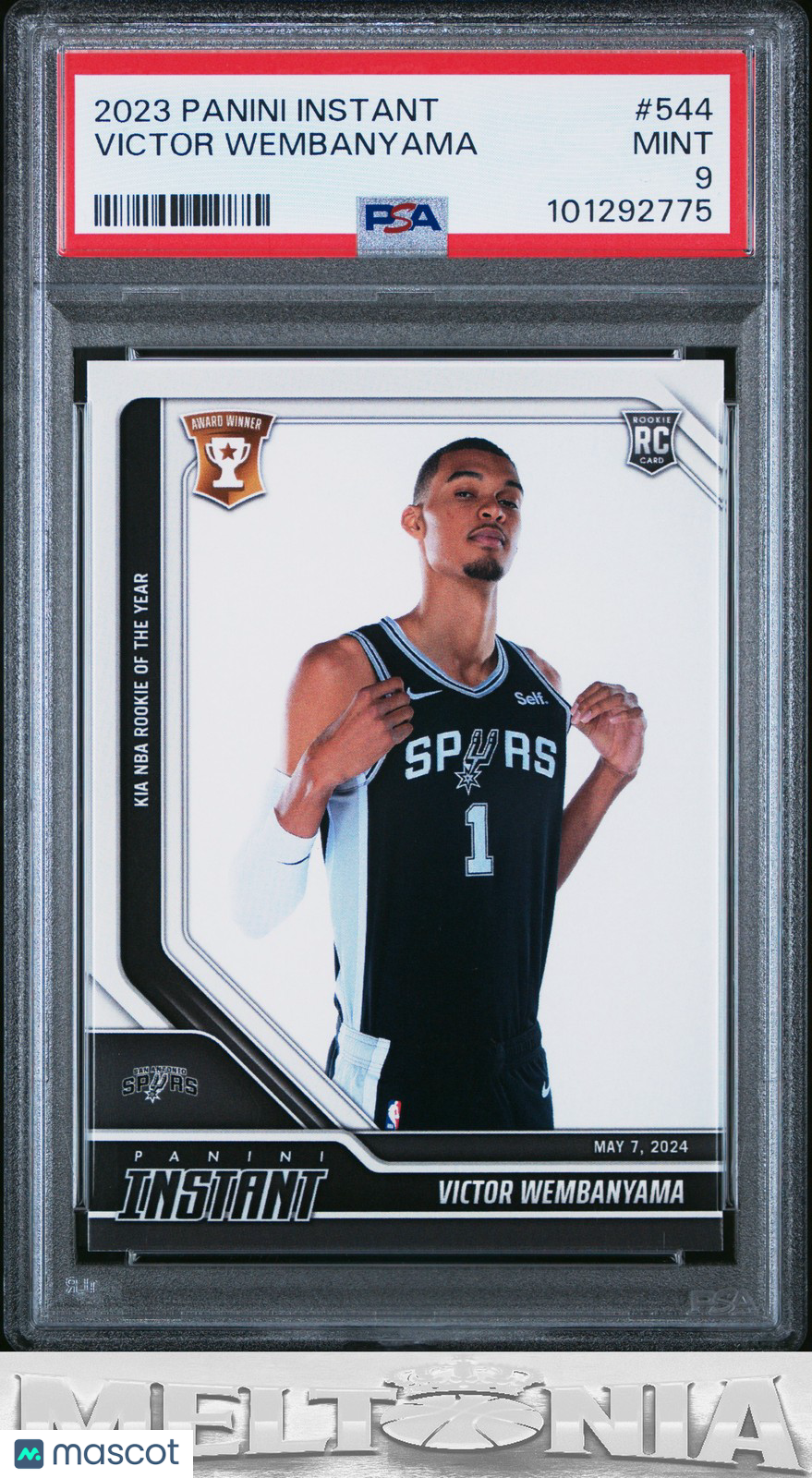 Victor Wembanyama 2023-24 Panini Instant NBA #544 PSA 9 RC /11420