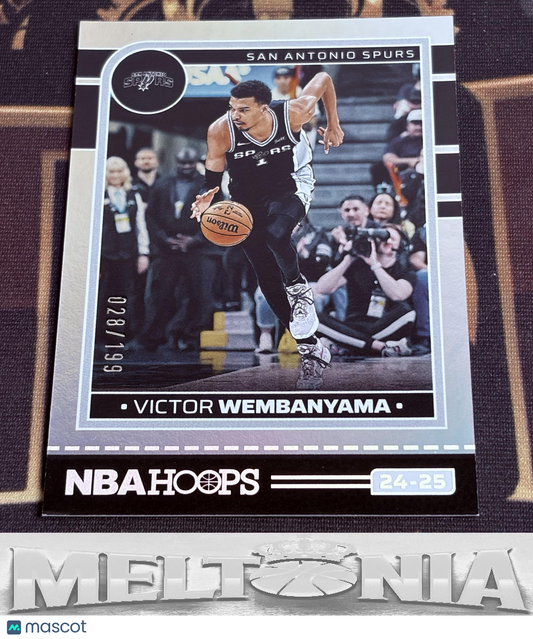 Victor Wembanyama 2024-25 Hoops #165 Silver 028/199