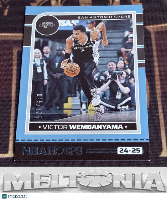 Victor Wembanyama 2024-25 Hoops #165 Teal 015/175