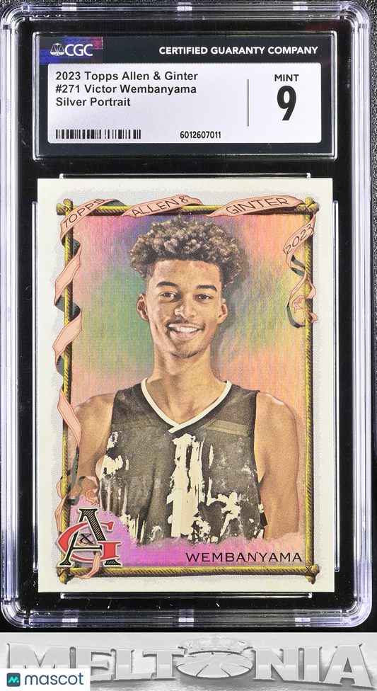 Victor Wembanyama 2023 Topps Allen & Ginter #271 Silver Portrait CGC 9 RC