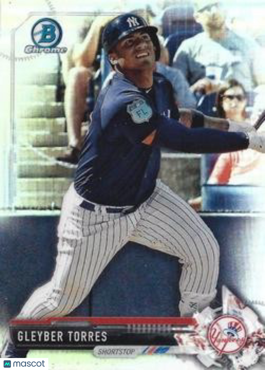 Gleyber Torres 2017 Bowman Draft #BDC-200 Chrome Refractor PSA 10 RC