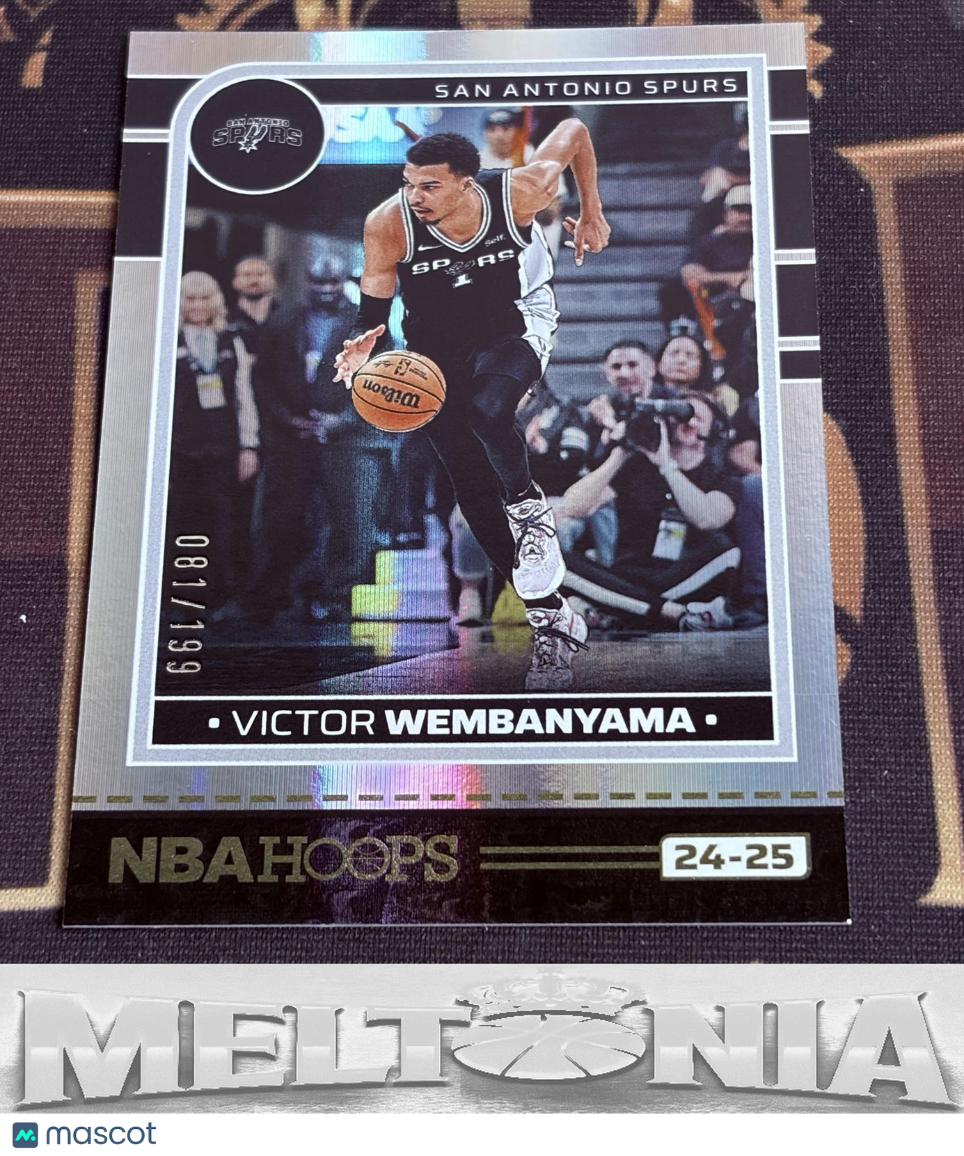 Victor Wembanyama 2024-25 Hoops #165 Premium Box Set 081/199