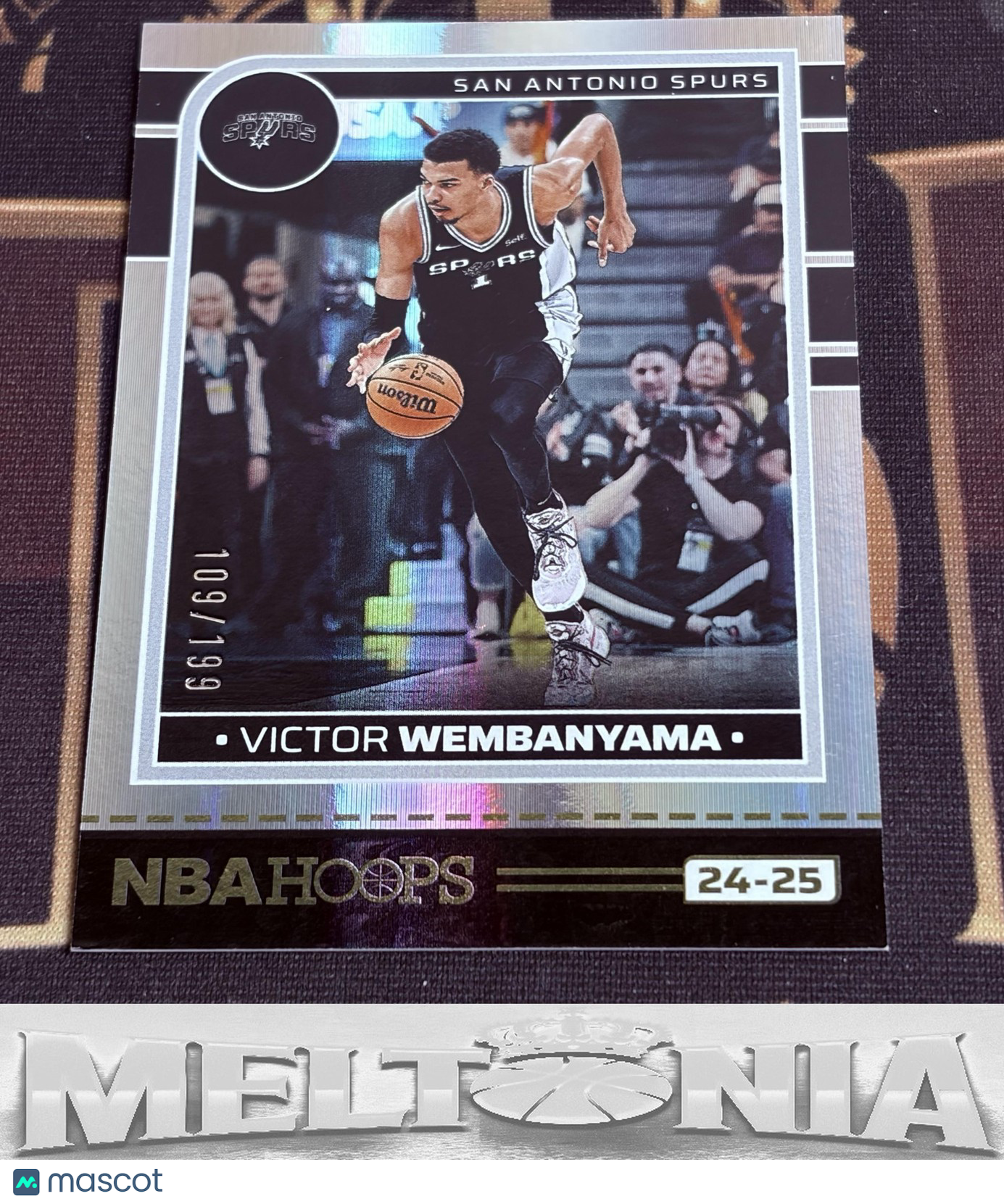Victor Wembanyama 2024-25 Hoops #165 Premium Box Set 109/199