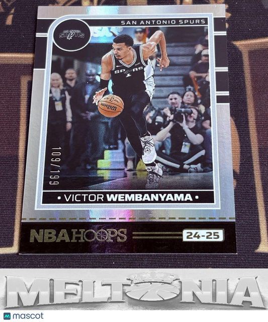 Victor Wembanyama 2024-25 Hoops #165 Premium Box Set 109/199
