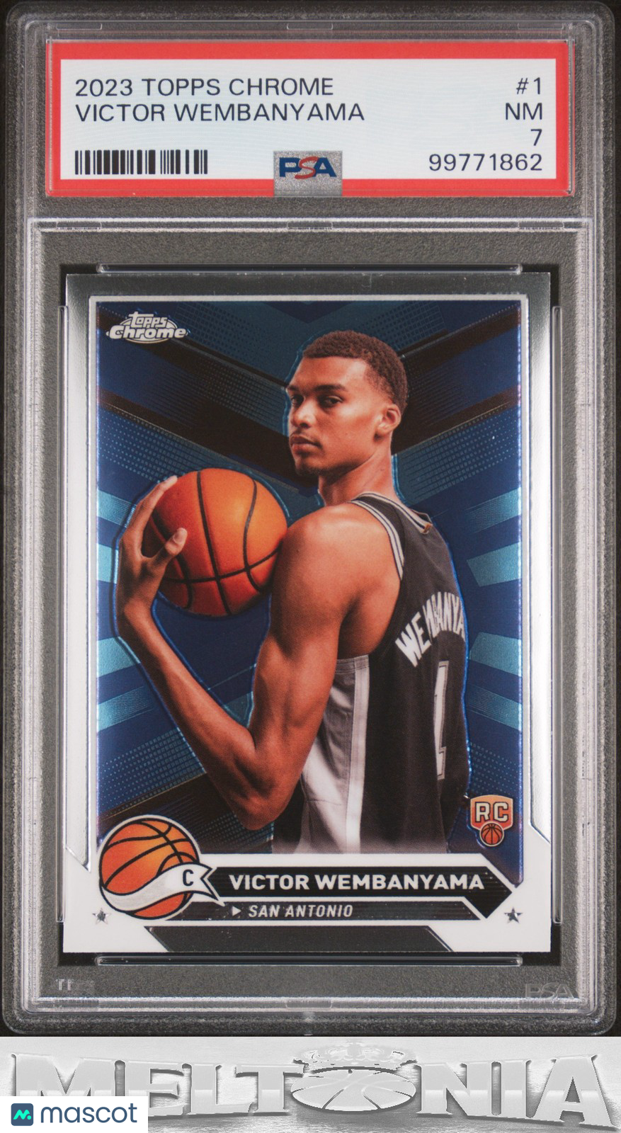 Victor Wembanyama 2023-24 Topps Chrome #1 PSA 7 RC