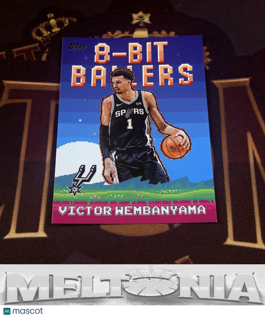 2025-26 Topps Victor Wembanyama #8B-4 8-Bit Ballers