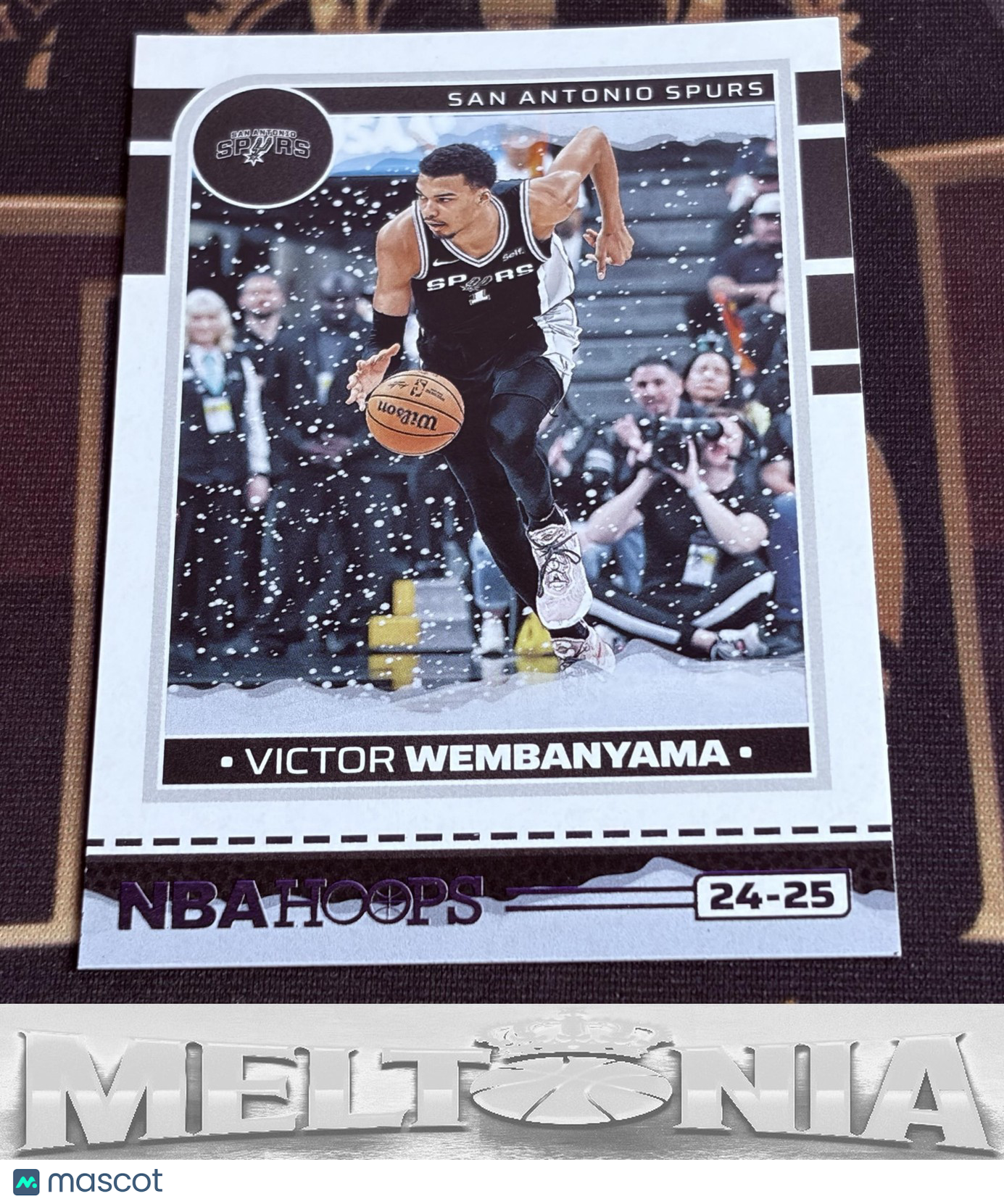 Victor Wembanyama 2024-25 Hoops Winter #165 Purple