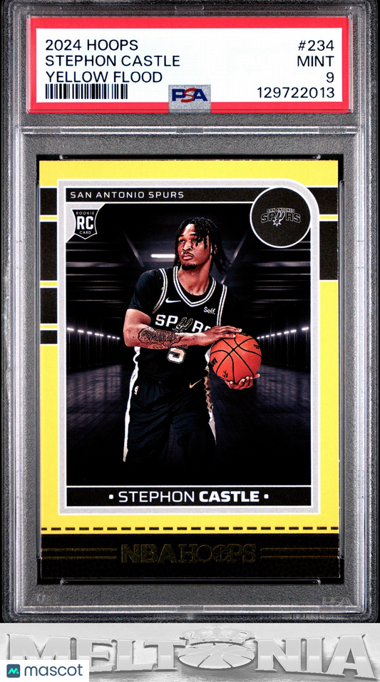 2024-25 Hoops Stephon Castle #234 Short Print Mint Rookie PSA9 POP 3 NONE HIGHER