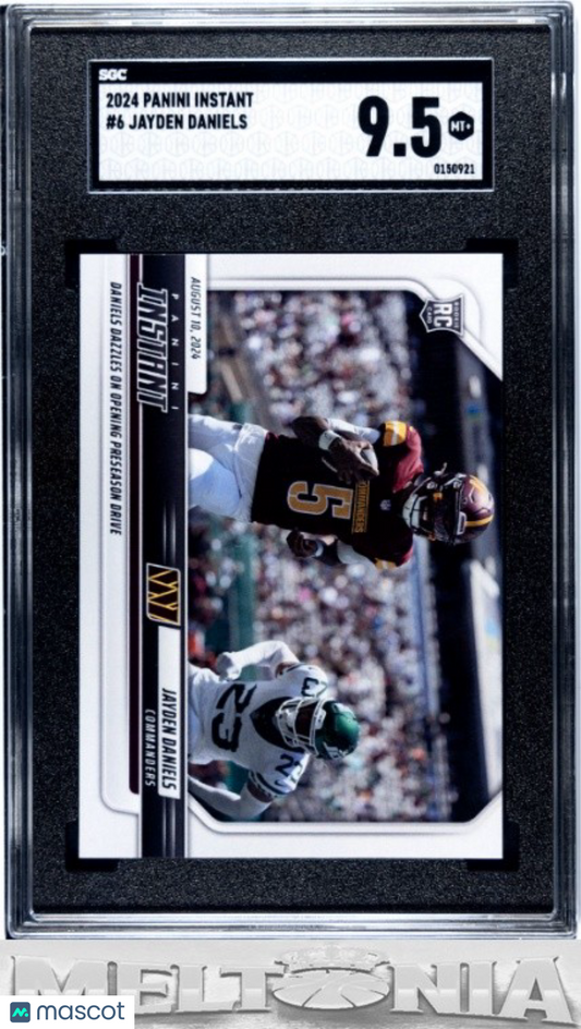 Jayden Daniels 2024 Panini Instant NFL #6 SGC 9.5 RC