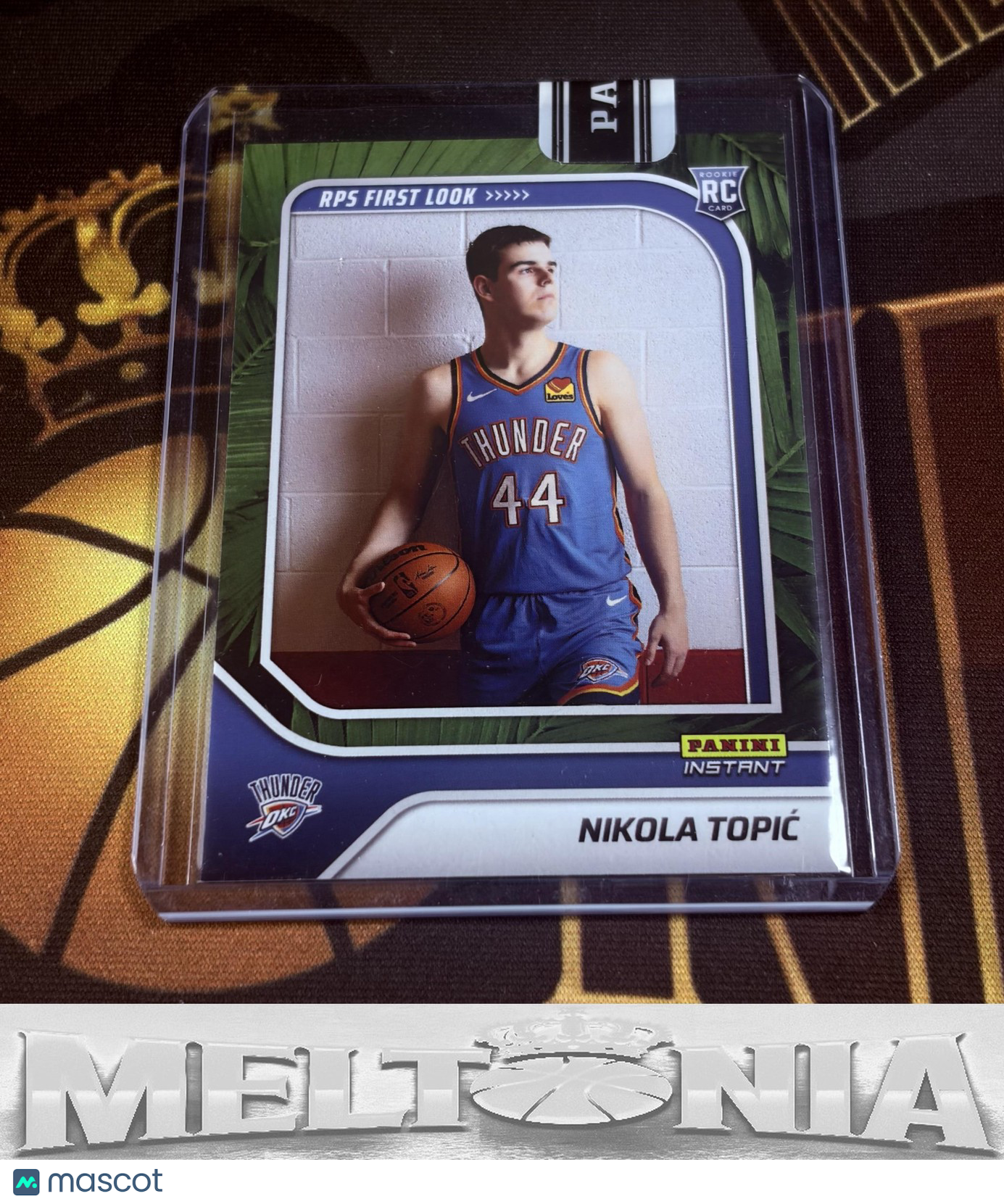 Nikola Topić 2024-25 Panini Instant NBA RPS First Look #RPS-12 Jungle 25/25 RC