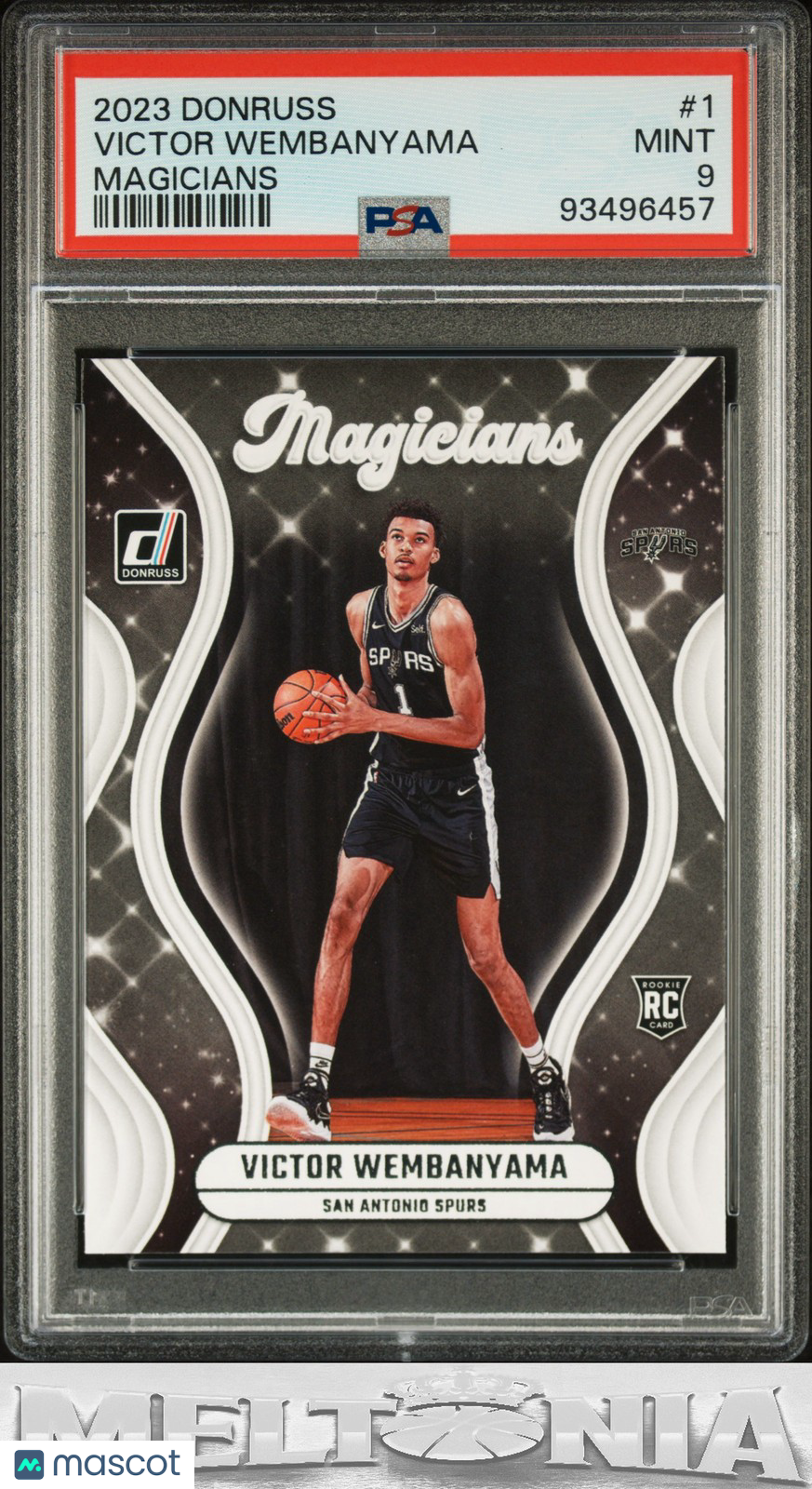 Victor Wembanyama 2023-24 Donruss #1 Magicians PSA 9 RC