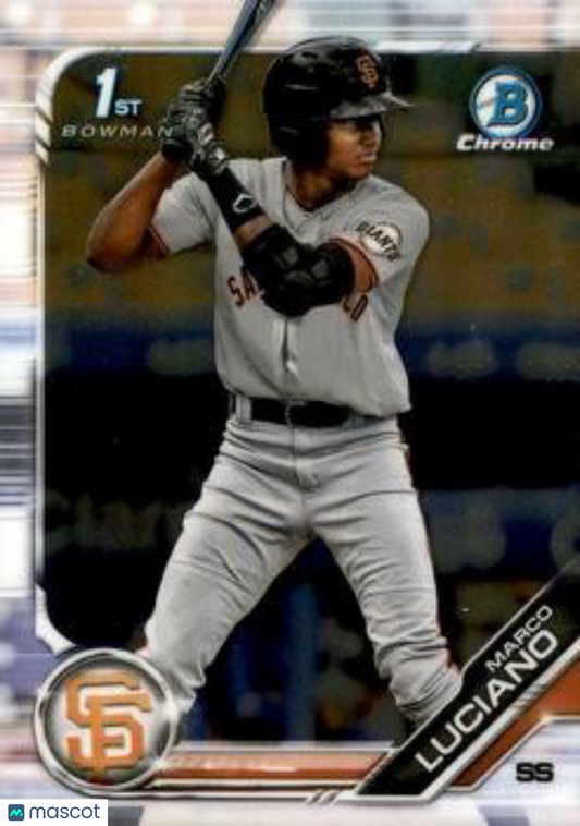Marco Luciano 2019 Bowman #BCP-82 Chrome Prospects PSA 9 RC