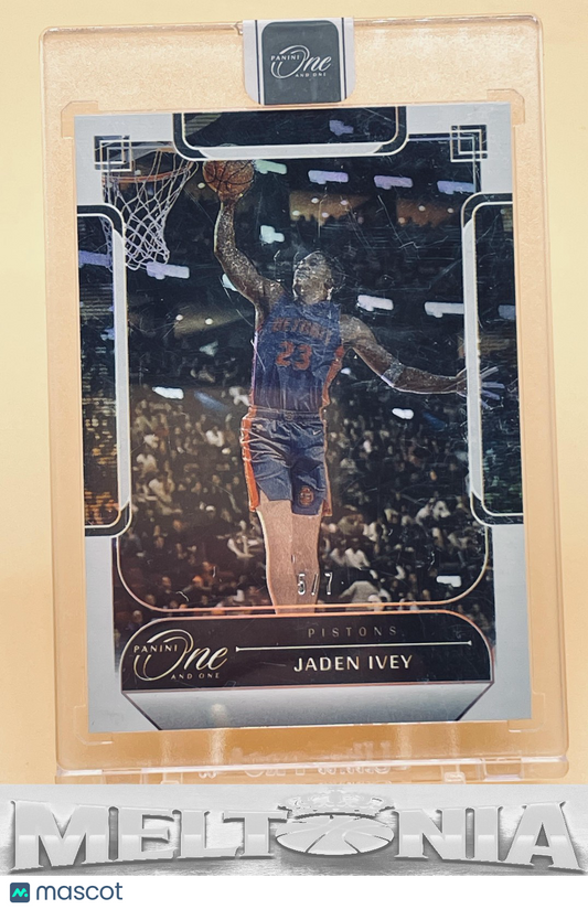 Jaden Ivey 2023-24 Panini One and One #40 FOTL White 5/7