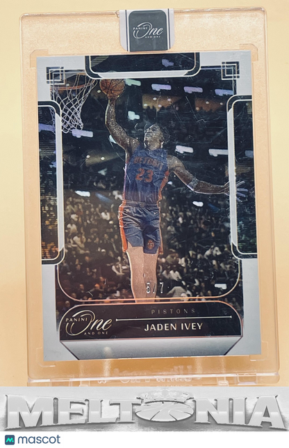 2023-24 Panini One and One Jaden Ivey #40 Short Print Mint Low Pop 5/7