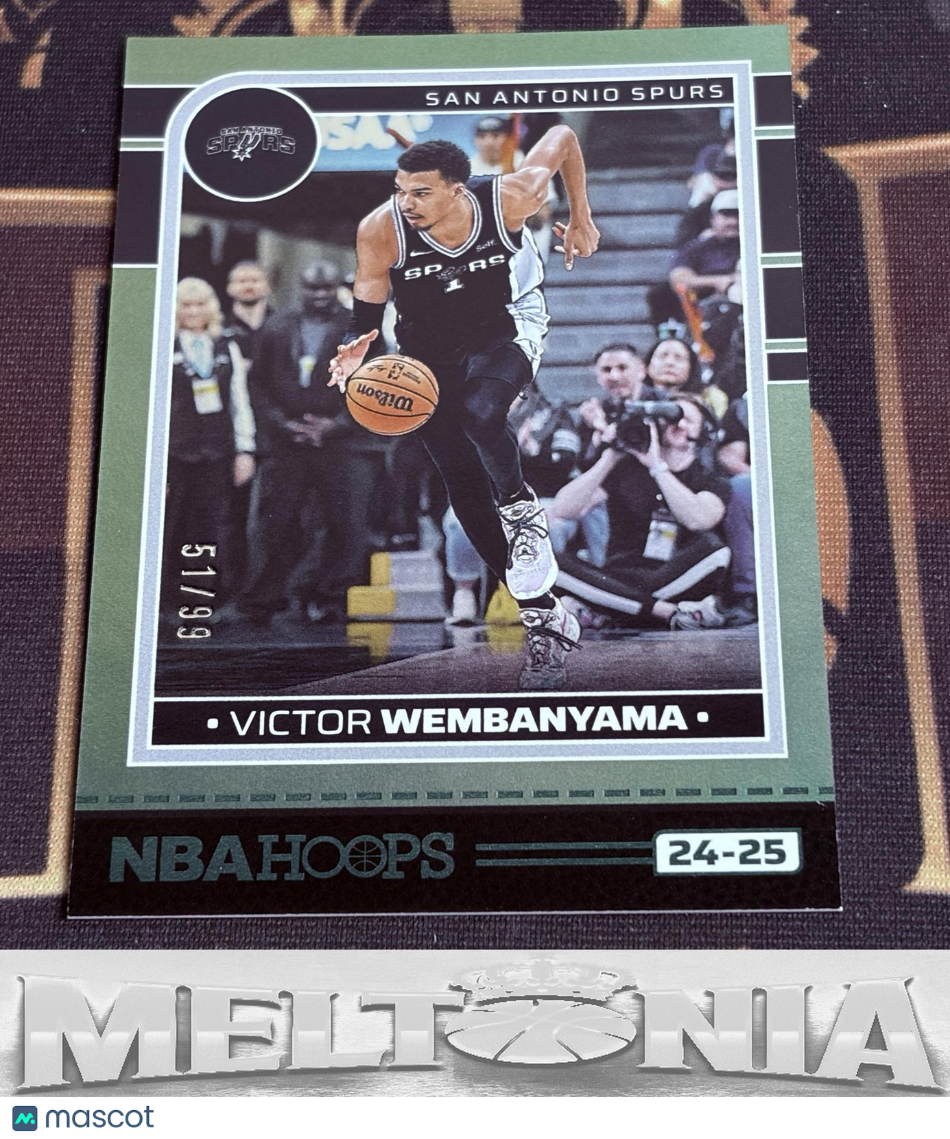 Victor Wembanyama 2024-25 Hoops #165 Green 51/99