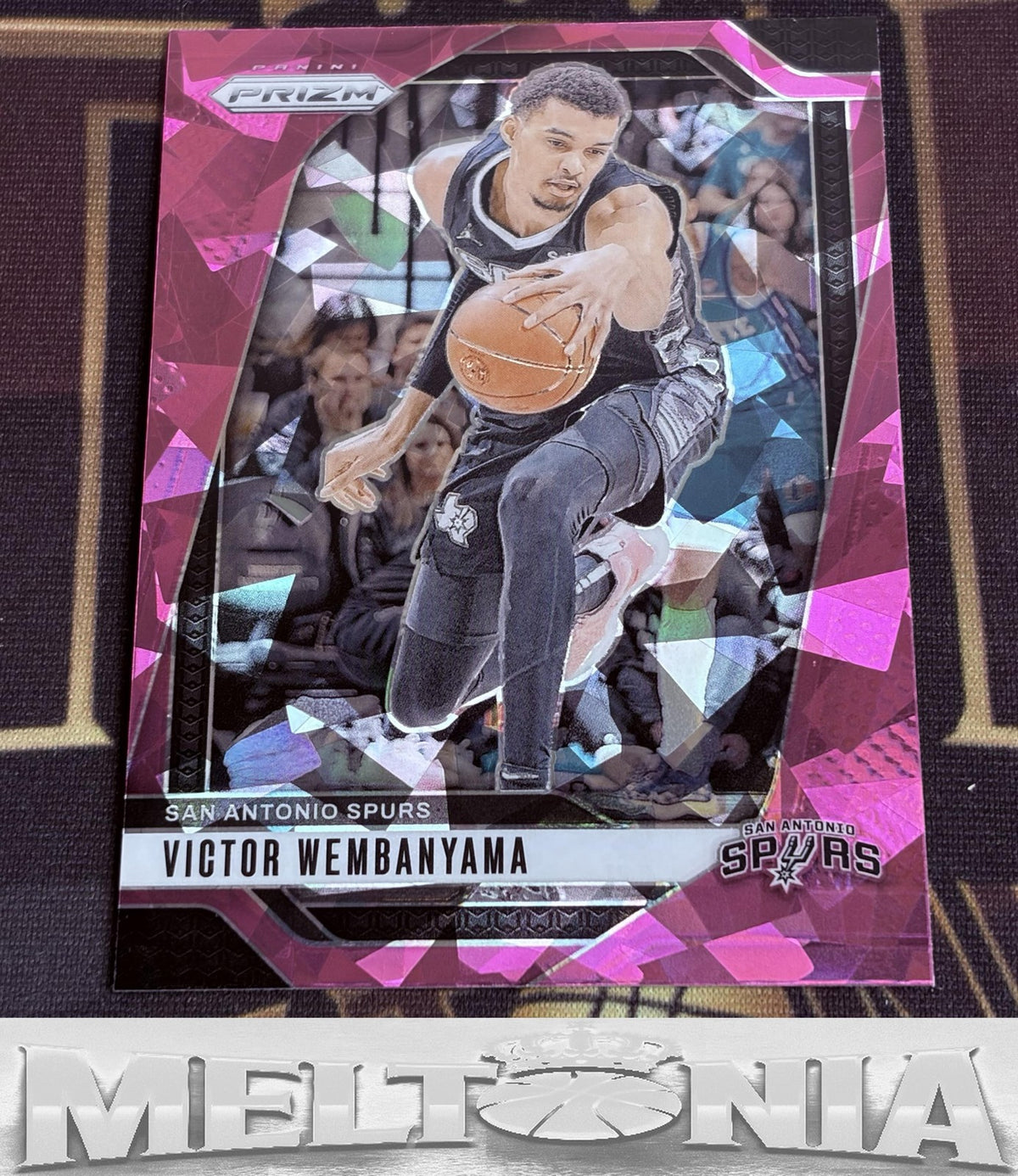 2024-25 Panini Prizm Victor Wembanyama #172 Pink Ice front
