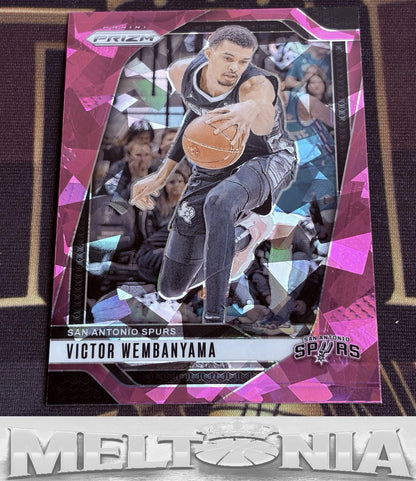 2024-25 Panini Prizm Victor Wembanyama #172 Pink Ice front