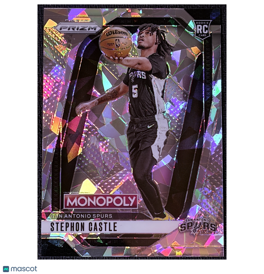 Stephon Castle 2025 Panini Prizm Monopoly rookie card