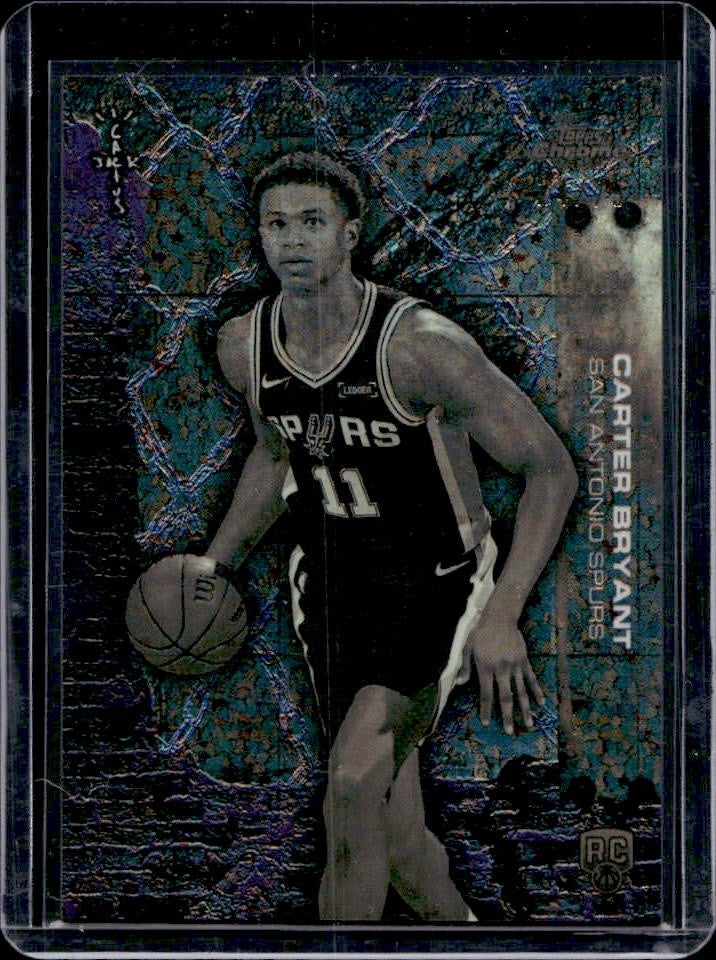 2025-26 Topps Chrome Cactus Jack Carter Bryant Purple Mini-Diamond /75 front