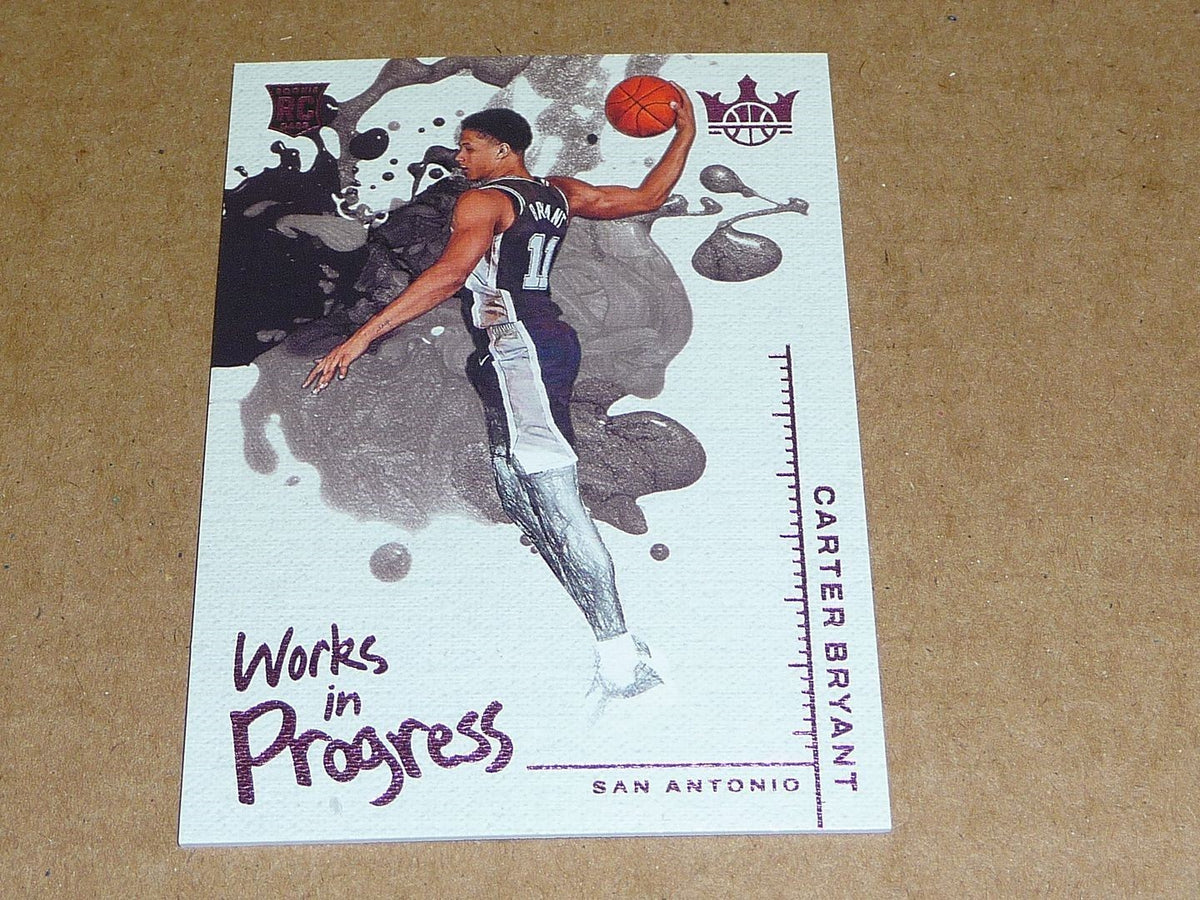 2025-26 Court Kings Works in Progress Carter Bryant Pink 19/99 front