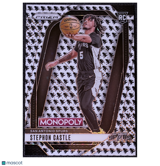 Stephon Castle 2025 Panini Prizm Monopoly rookie card