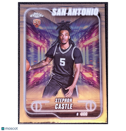2024 Topps Chrome Basketball Stephon Castle #122 RC
