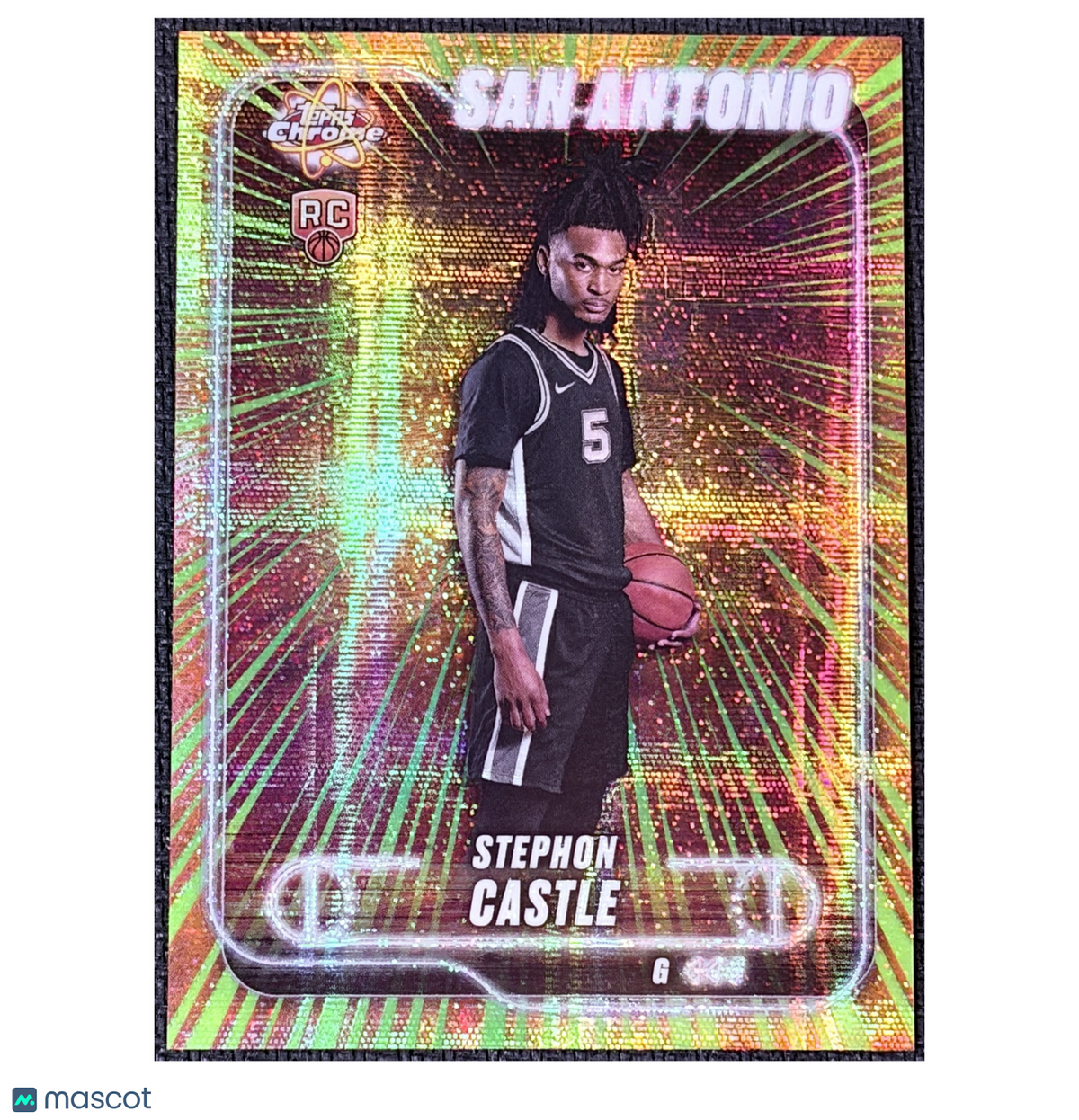 2025 Topps Chrome Radiating Rookies Stephon Castle #RR-3 RC