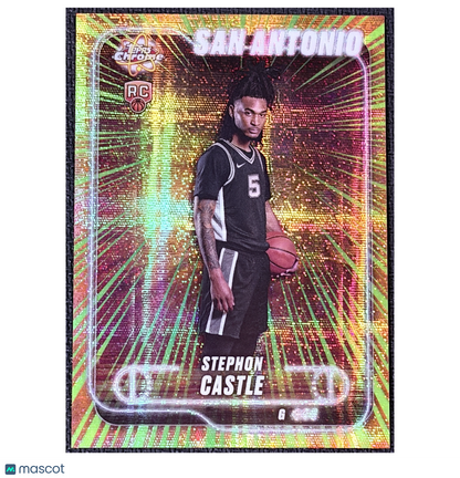 2025 Topps Chrome Radiating Rookies Stephon Castle #RR-3 RC