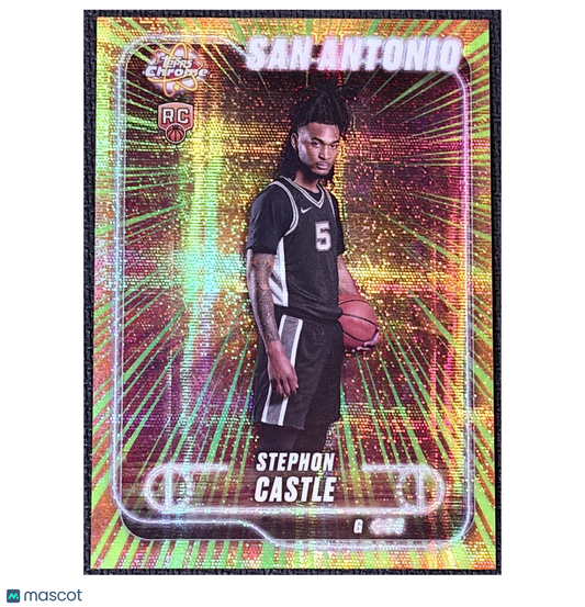 2025 Topps Chrome Radiating Rookies Stephon Castle #RR-3 RC