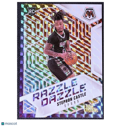 2025 Panini Mosaic Mosaic Razzle Dazzle Stephon Castle #13 RC