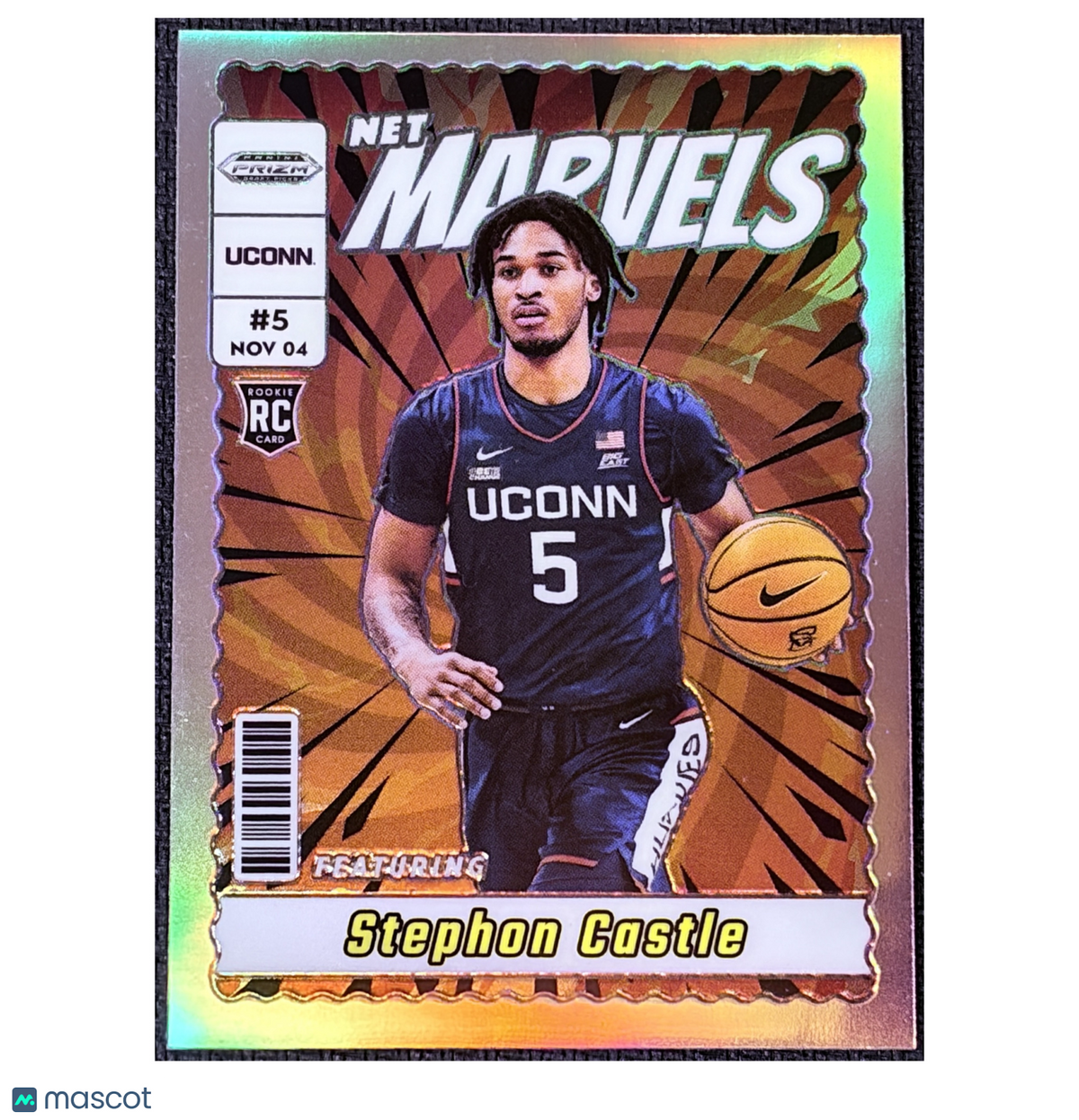 2024 Panini Prizm Draft Picks Net Marvels Stephon Castle #4 RC