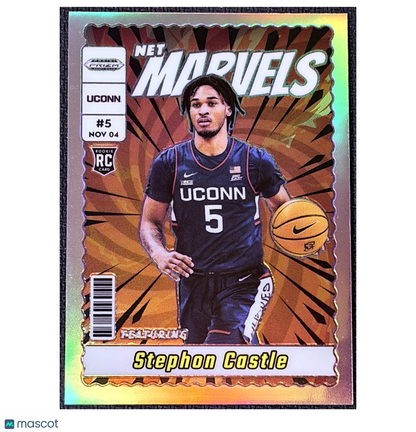2024 Panini Prizm Draft Picks Net Marvels Stephon Castle #4 RC
